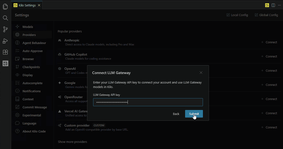 Connect PassingRight — enter API key