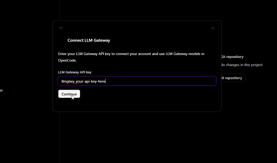 Connect PassingRight — enter API key